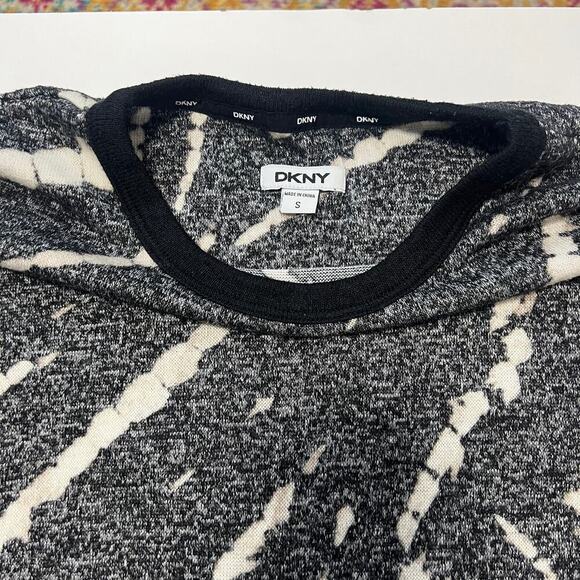 DKNY Pajama set, women’s size S, black/white, preowned - Picture 10 of 16